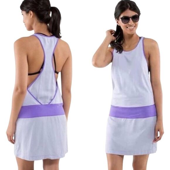 Lululemon Blissed Out Dress Cool Breeze Purple Size 4 Beach Coverup NEW/NWT!! - Picture 6 of 16